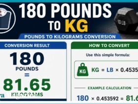 180 pounds to kg