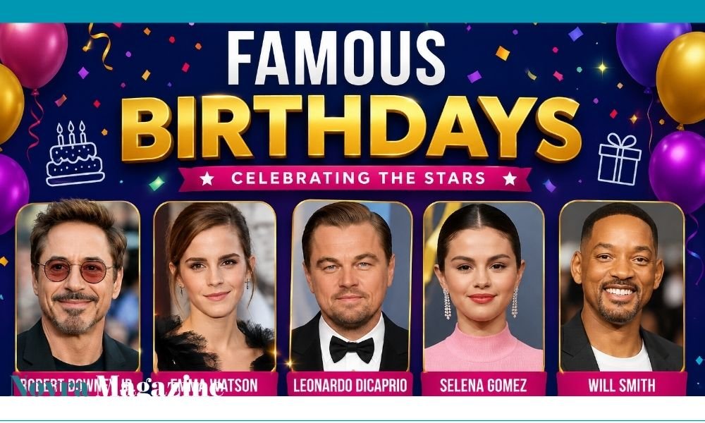 famous birthdays