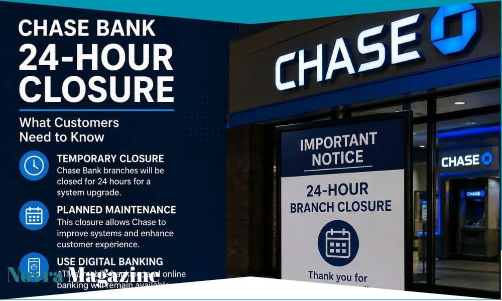 chase bank 24 hour closure