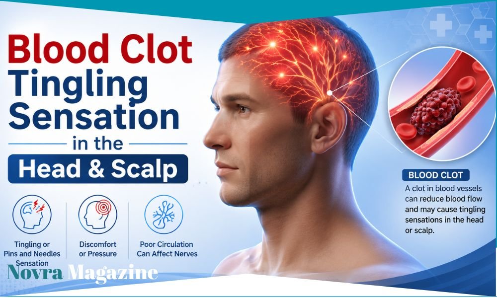 blood clot tingling sensation in head scalp