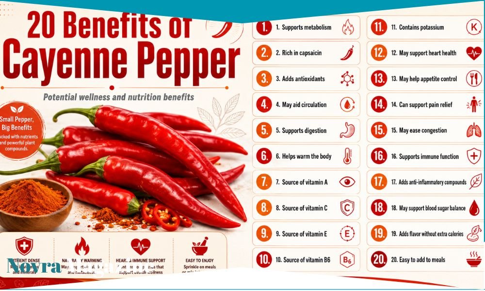 20 benefits of cayenne pepper