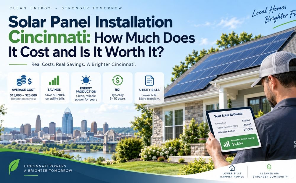 Solar Panel Installation Cincinnati: How Much Does It Cost and Is It Worth It?